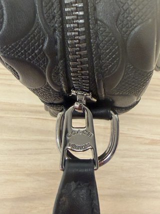 Bolso Coach negro monogramado
