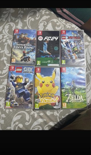 Lote 6 Juegos Nintendo Switch