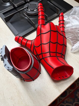 Bucket Popcorn Spiderman Stampato 3D