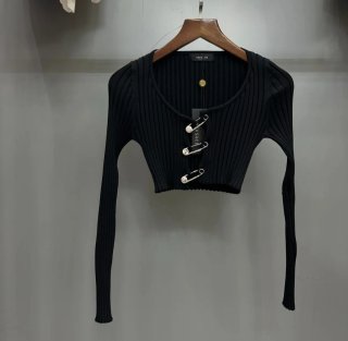 Versace Camiseta Crop Seguridad XS