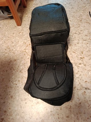 Funda acolchada para asiento de moto