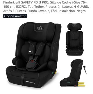 Silla Coche Kinderkraft Safety Fix 3 Pro