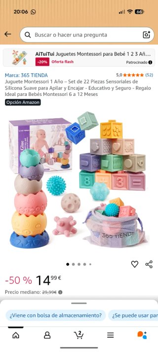 Lote 2 Juguetes Bebé Montessori Hape