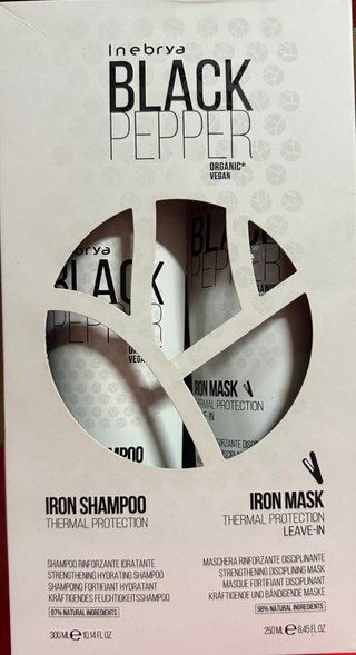 Inebrya Black Pepper Kit Champú y Mascarilla