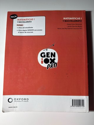 Matemáticas I 1 Bachillerato : Geniox