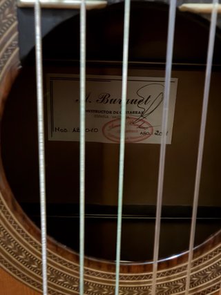 Guitarra Clásica Amalio Burguet 2011