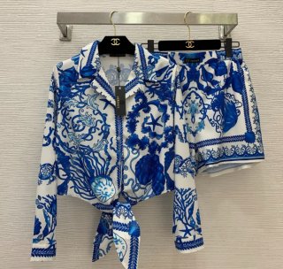 Conjunto Versace Camisa y Short Estampado