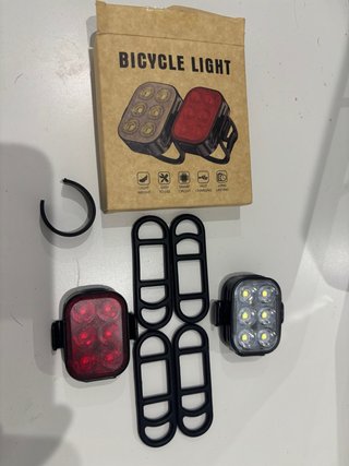 Luces Bicicleta LED (Frontal y Trasera)