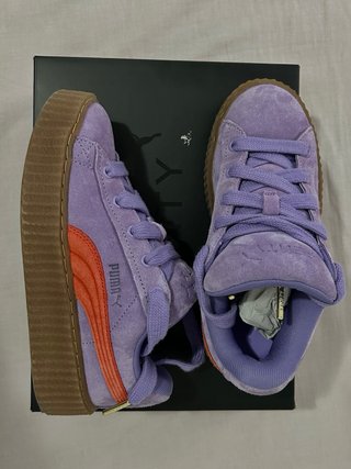 Zapatillas Puma Fenty Morado Naranja