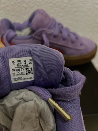Zapatillas Puma Fenty Morado Naranja
