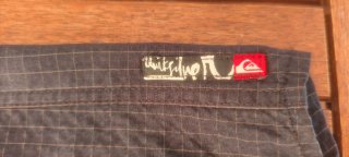 Camisa Quiksilver Negra cuadrosTalla L/M