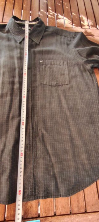 Camisa Quiksilver Negra cuadrosTalla L/M