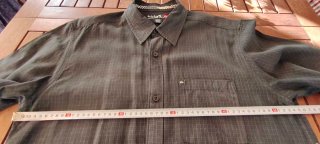 Camisa Quiksilver Negra cuadrosTalla L/M