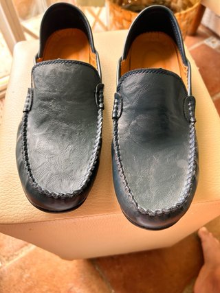 Zapatos de vestir hombre azul marino oscuro