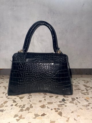 Borsa Balenciaga Nera Coccodrillo