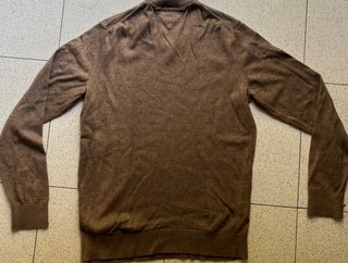 Jersey Tommy Hilfiger M Marrón Cachemira