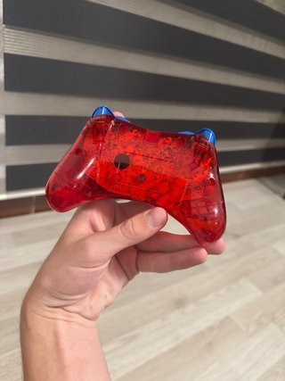 Mando Nintendo Switch Mario Transparente