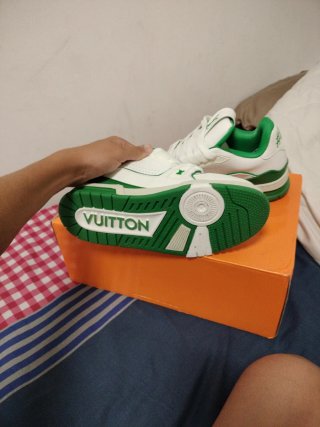 Zapatillas Louis Vuitton Blancas y Verdes