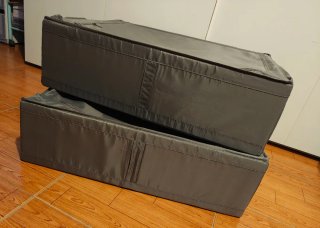 Cajas de almacenaje IKEA grises (2 unidades)