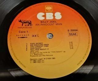 Vinilo Billy Joel An Innocent Man 1983