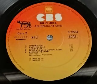 Vinilo Billy Joel An Innocent Man 1983