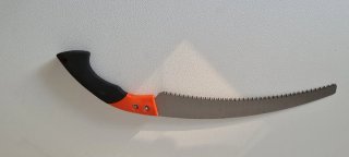 Serrote Japonês Curvo Laranja/Preto