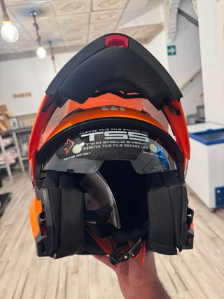 Casco Naranja Integral