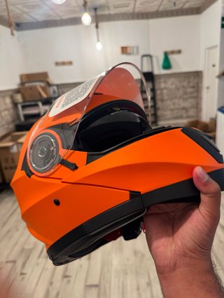 Casco Naranja Integral