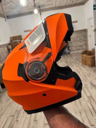 Casco Naranja Integral