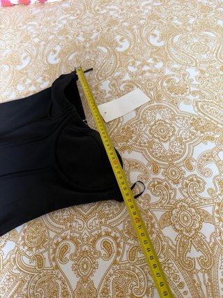 Top Corsé Negro Zara