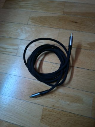 Cable USB-C a USB-C 2m 100W de nylon carga rápida