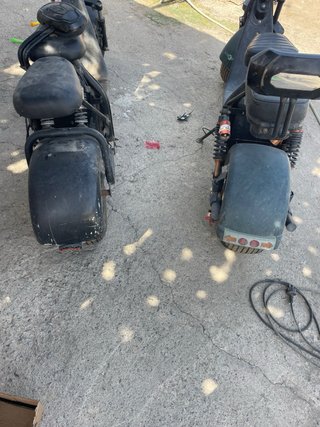 Moto Eléctrica Scooter Negra