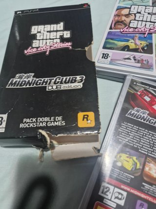 Duo GTA Vice City Stories + Midnight Club 3 PSP