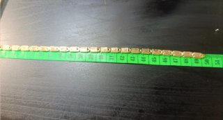 Conjunto Collar y Pulsera Oro Laminado 2pcs