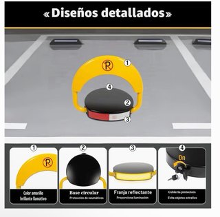 Cepo de garaje eléctrico con mando