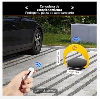 Cepo de garaje eléctrico con mando
