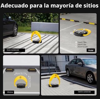 Cepo de garaje eléctrico con mando