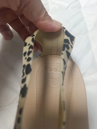 Sandalias Crocs Sexy Fit Flop Talla 38 Animal Prin