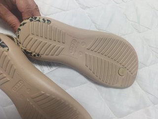 Sandalias Crocs Sexy Fit Flop Talla 38 Animal Prin