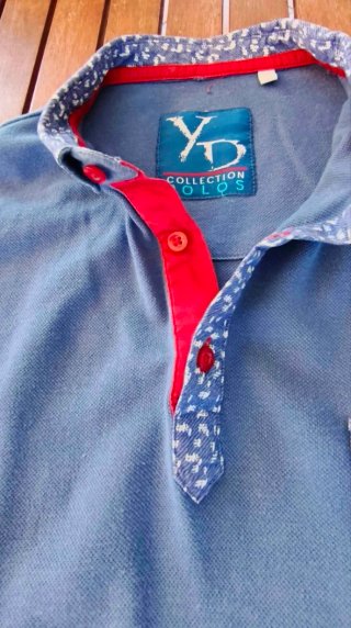 Polo YD azul talla M