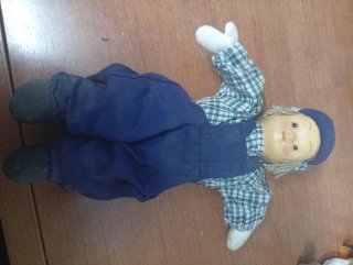 Payaso cabeza porcelana