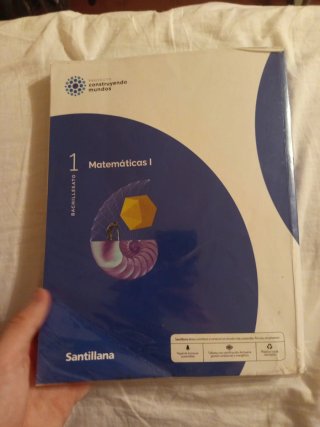 Libro matemáticas I primero bachiller