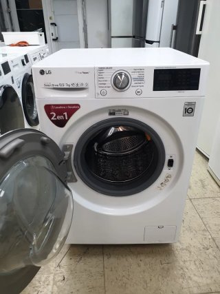 Lavadora con Secadora LG 10.5/7kg Direct Drive