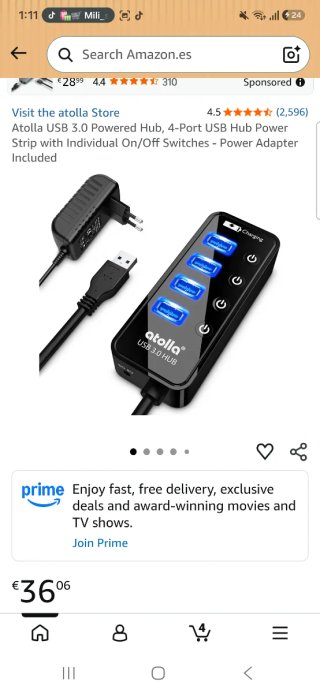 Cargador Adaptador Atolla