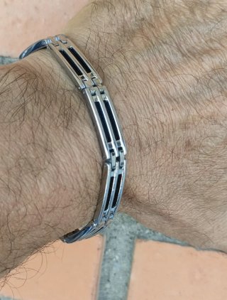 Pulsera Lotus Acero Hombre