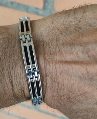 Pulsera Lotus Acero Hombre