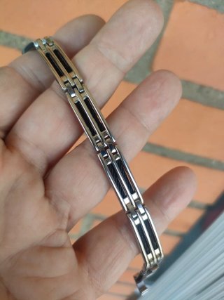Pulsera Lotus Acero Hombre