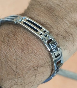 Pulsera Lotus Acero Hombre