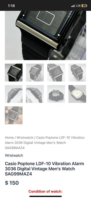 Reloj Casio ldf-10