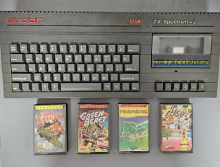 Sinclair ZX Spectrum +2 128K Ordenador + Joystick